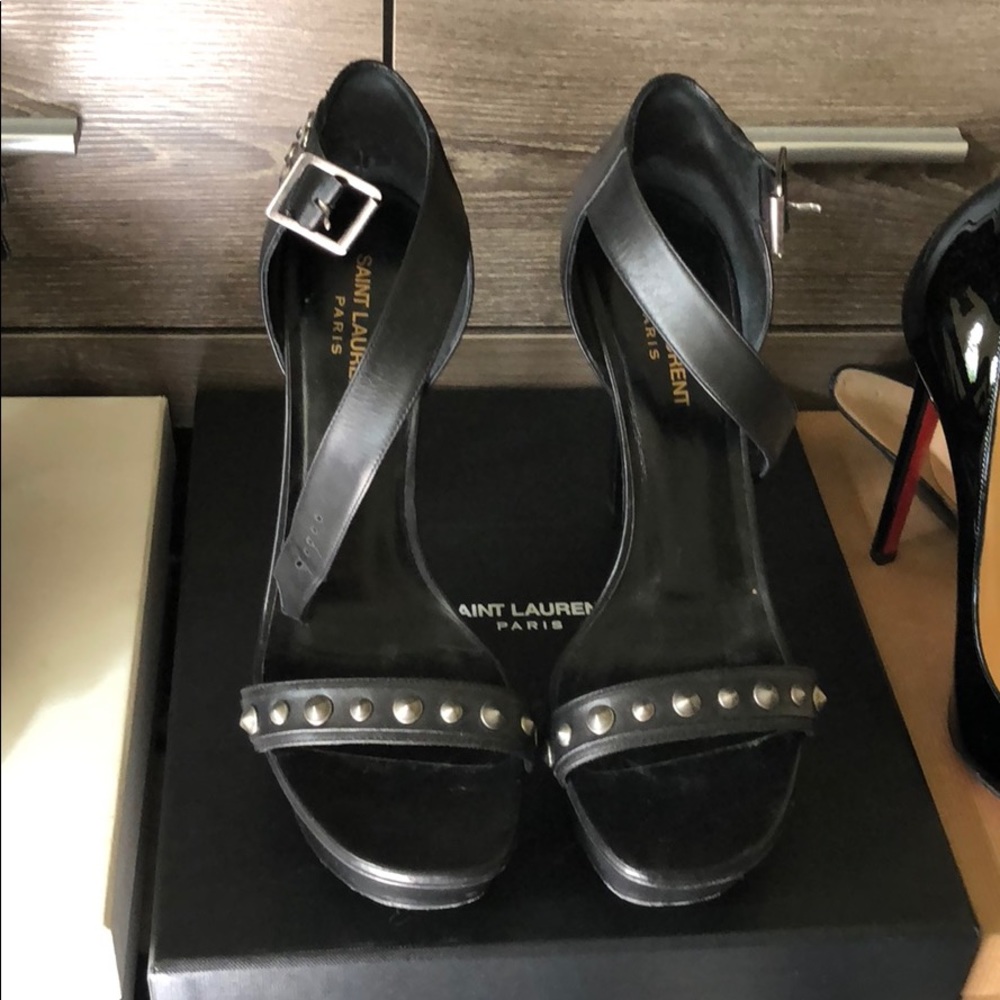 Saint Laurent Studded Heels 40.5